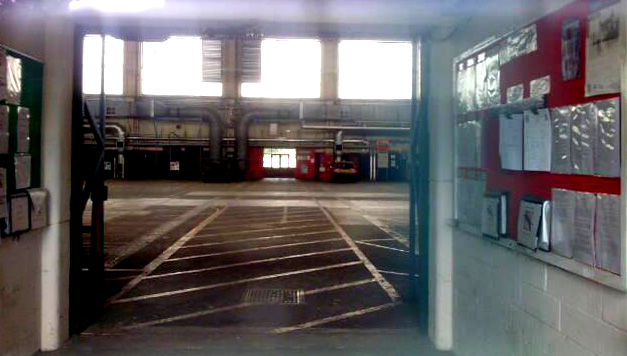 A view inside Hanger 7